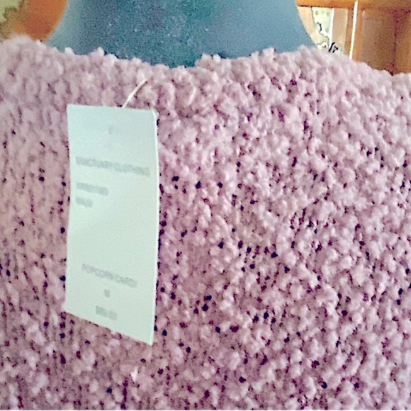 SANCTUARY/ NORDSTROMS POPCORN LIGHTWEIGHT CROP CARDIGAN-SzM NWT 🎁 - Picture 2 of 4